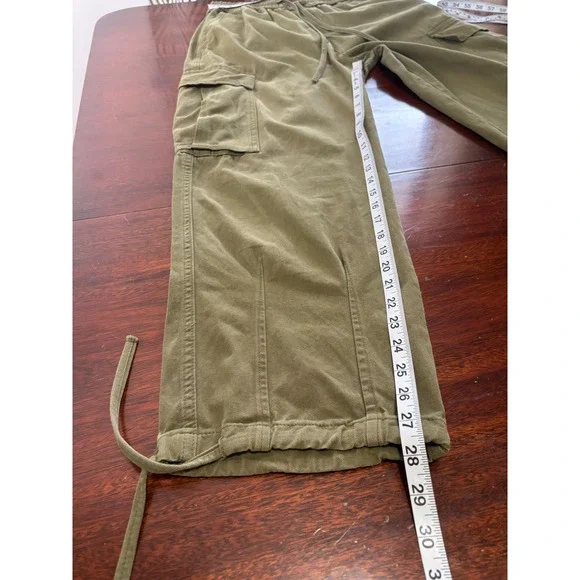 Aelfric Eden Baggy Cargo Pants Large Unisex Streetwear Indie Grunge Drawstring - Picture 5 of 6